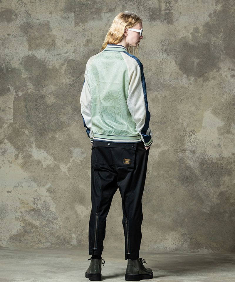 glamb(グラム)】Aging Paisley Ska Jumper エイジングペイズリースカ