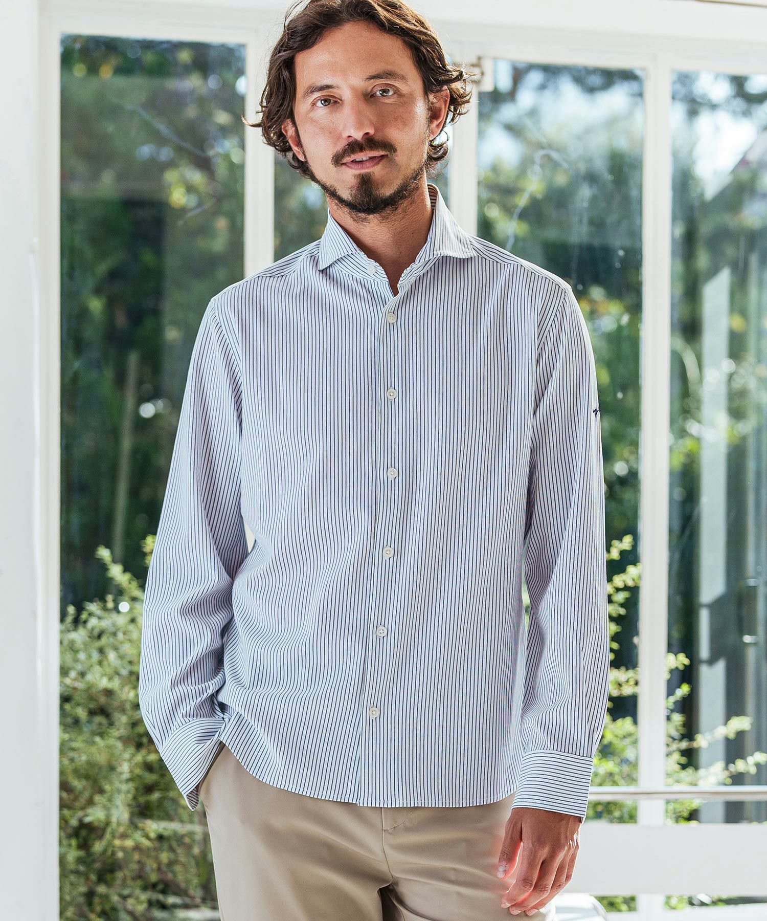 CALL&RESPONSE(コールアンドレスポンス)】ホリゾンタル長袖シャツ