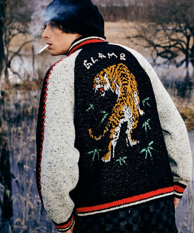 glamb(グラム)】Knit Ska Jumper ニットスカジャンパー(GB0325-JKT02