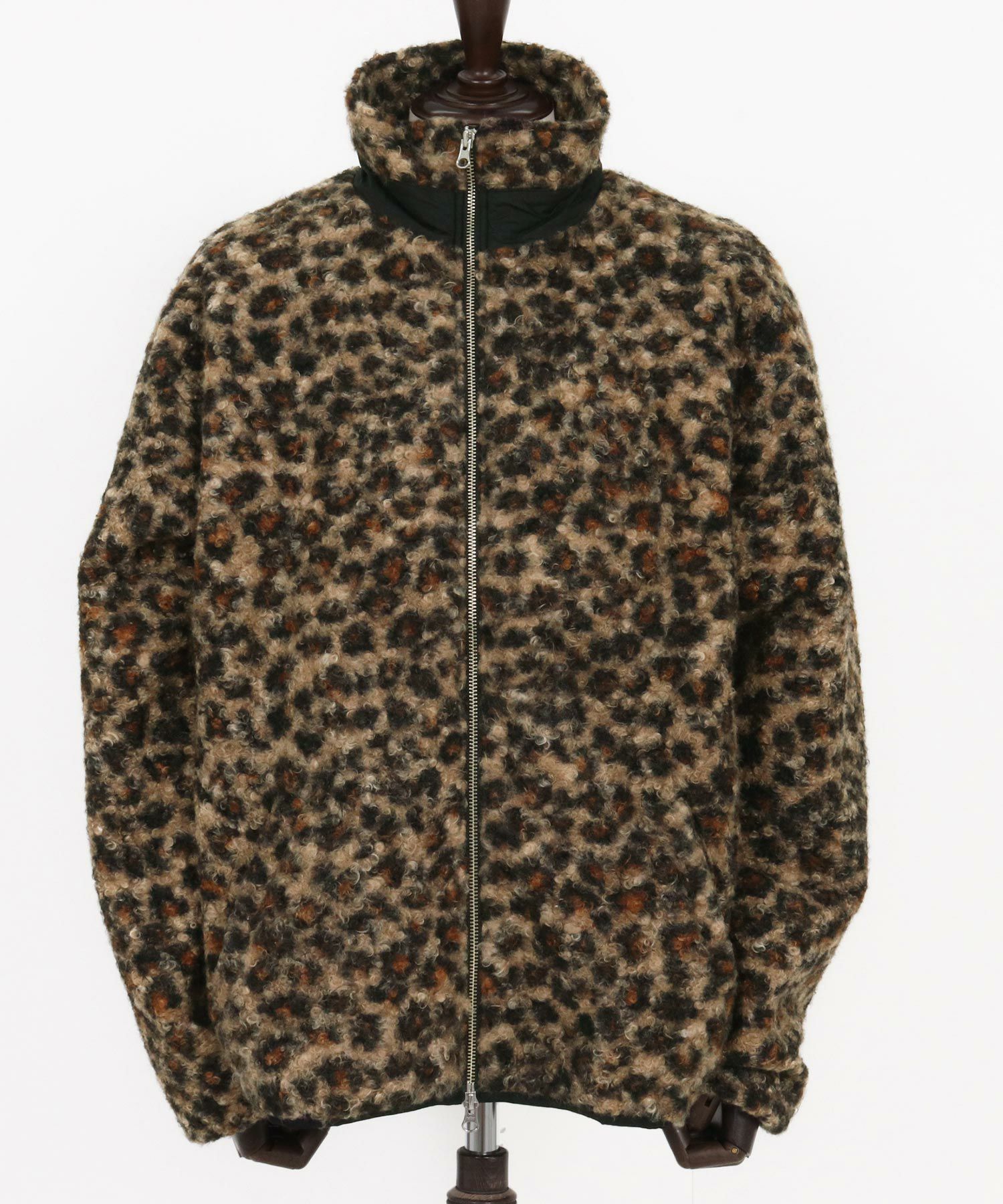 GLIMCLAP(グリムクラップ)】Fluffy Zip-Up Jacket - Poodle Faux Fur