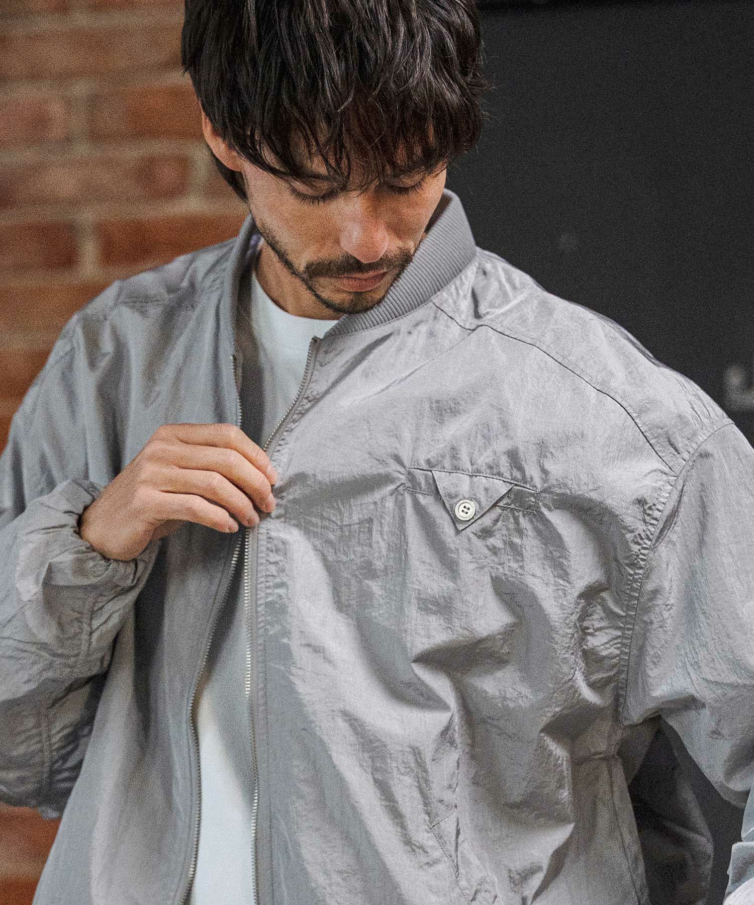 CAMBIO(カンビオ)】【予約販売3月中旬～下旬入荷】 メタリックナイロン