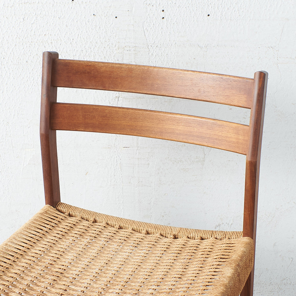 67229]北欧ヴィンテージ ペーパーコード ダイニングチェア – camori