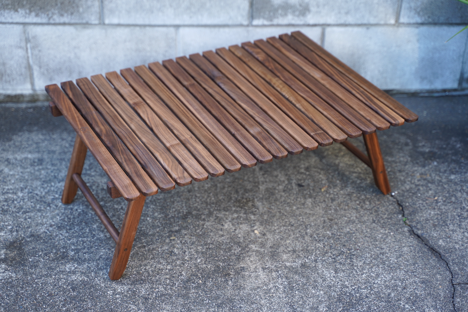 CAMP MANIA PRODUCTS / COMPACT ST TABLE (L) all walnut | CAMP MANIA