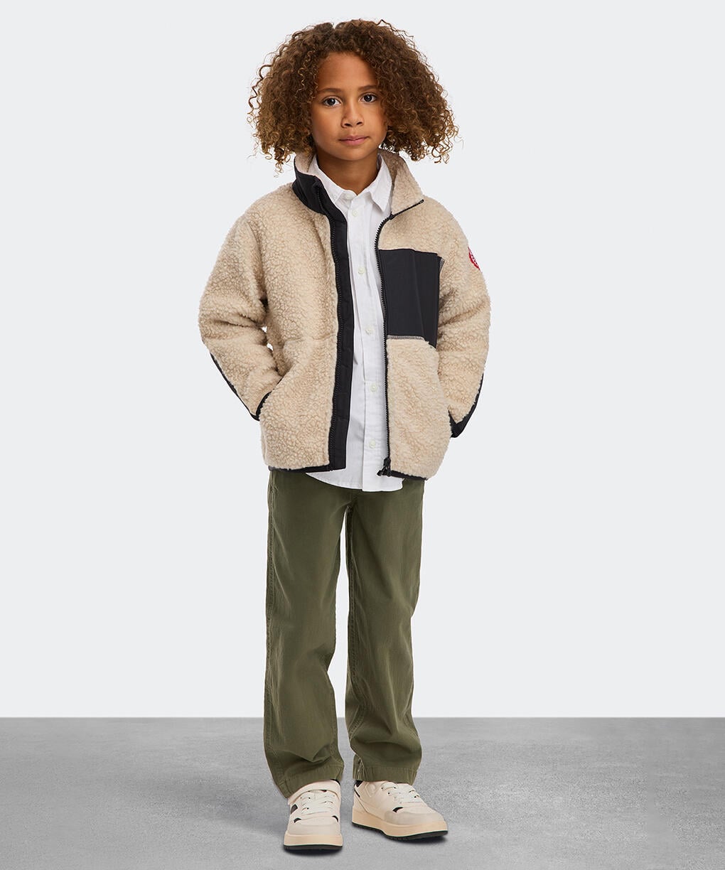 キッズ シムコー フリース ジャケット(7083K)｜カナダグース (CANADA