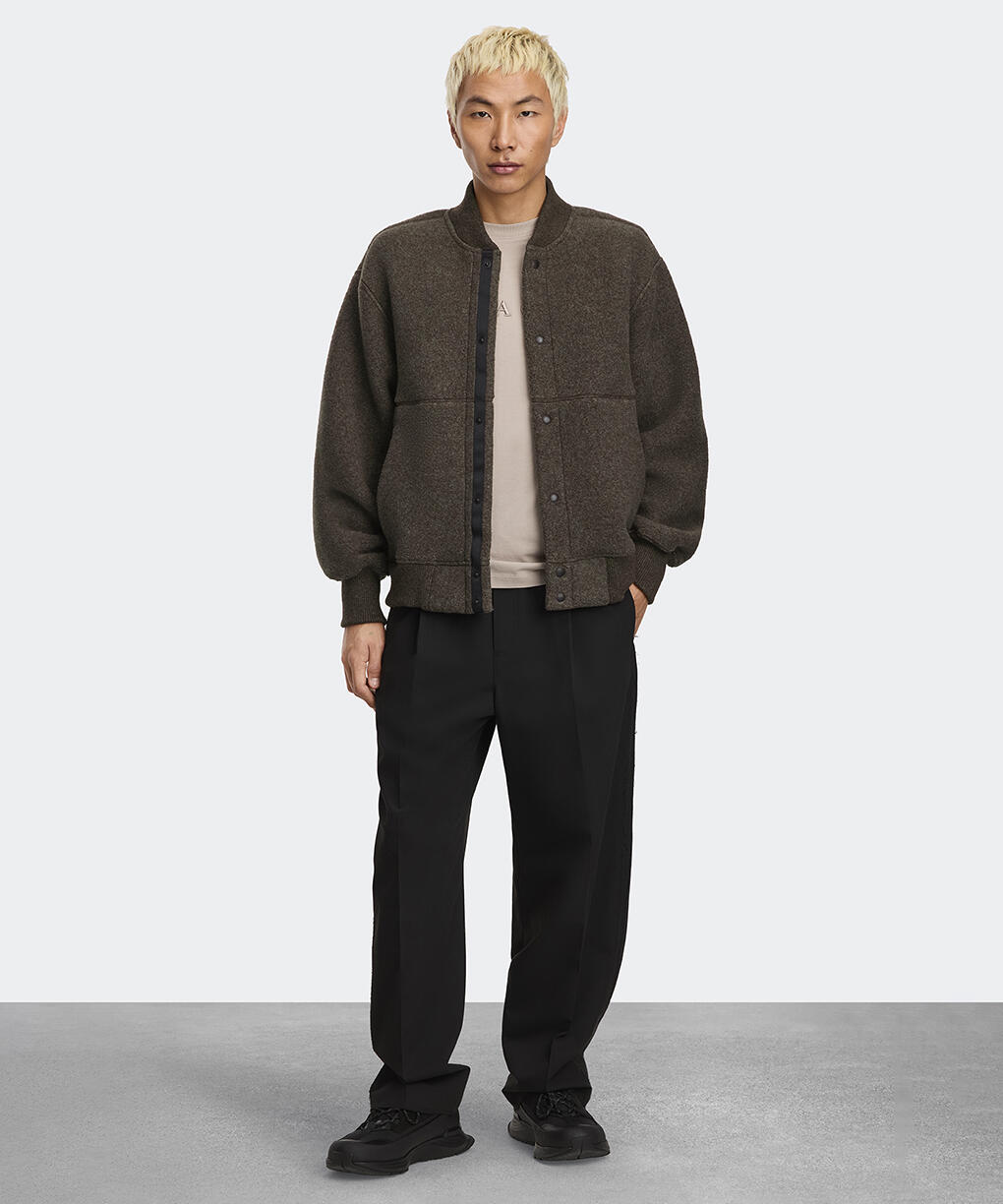 メンズ チリワック フリース ボンバー ブラックレーベル(7220MB