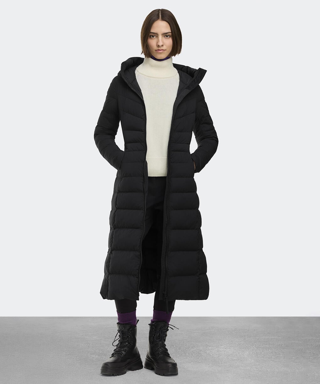 クレア ロング コート ブラックレーベル(2330WB)｜カナダグース