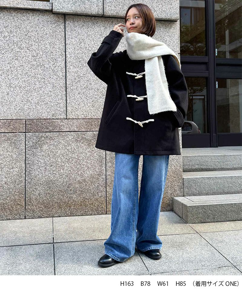 タイムセール35%OFF】El marダッフルハーフコート | CANAL JEAN