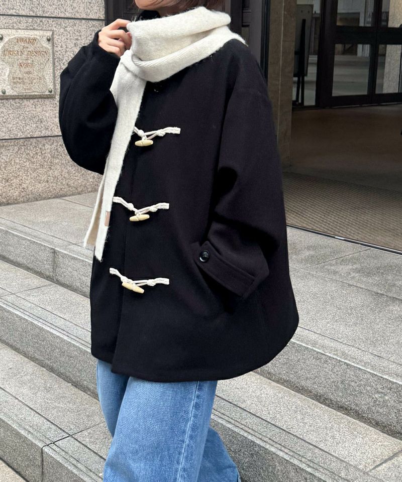 タイムセール35%OFF】El marダッフルハーフコート | CANAL JEAN