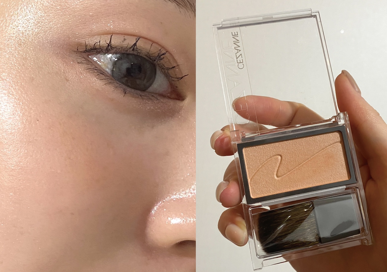 お値段以上！￥550セザンヌの新作チーク「チークブラッシュ」で血色感