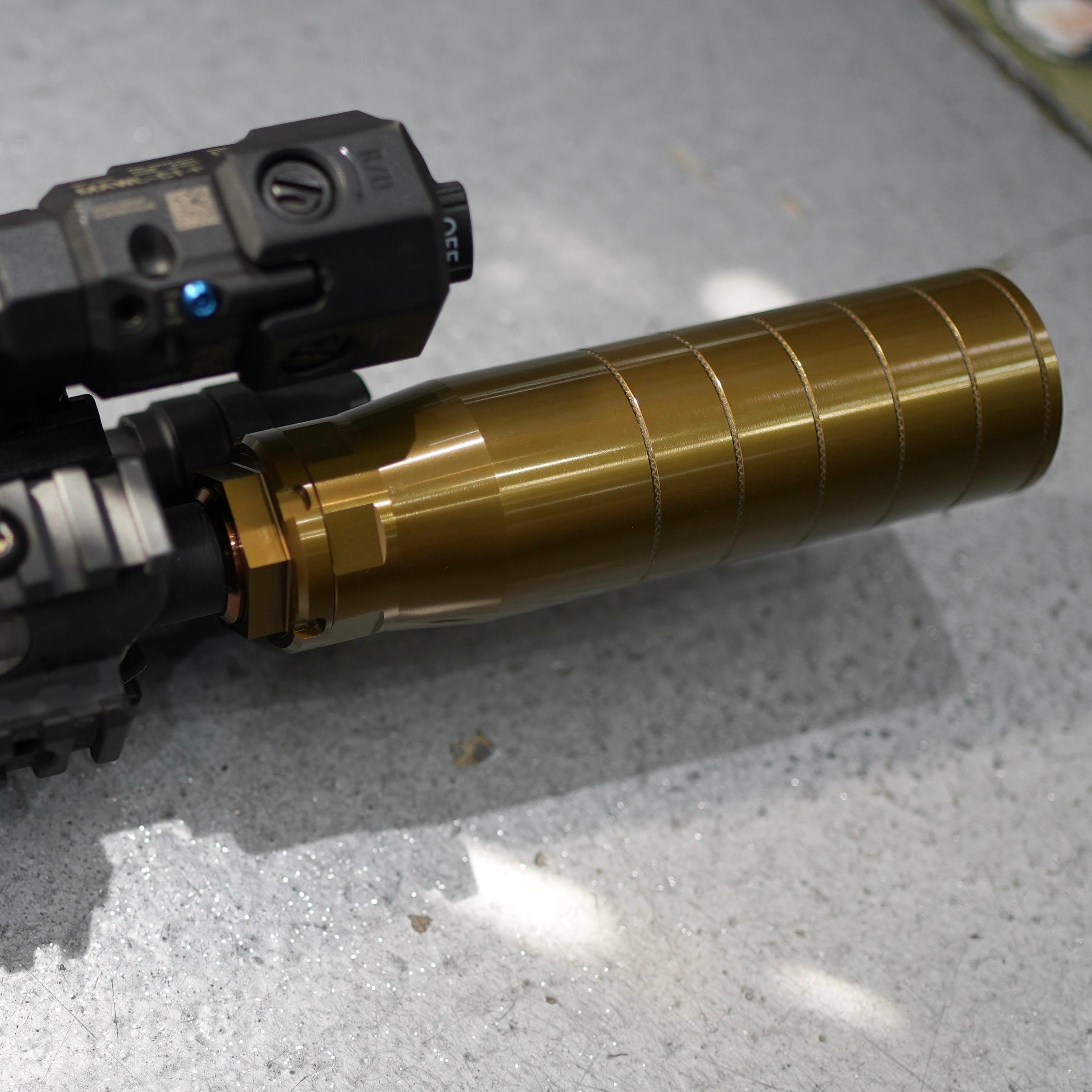 C&C Rex MG7 Style Dummy Silencer / Barrel Extension / Tracer