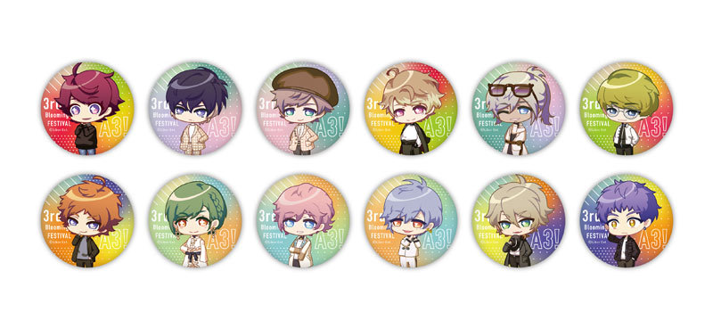 A3! THIRD Blooming FESTIVAL 缶バッジコレクション(秋組・冬組