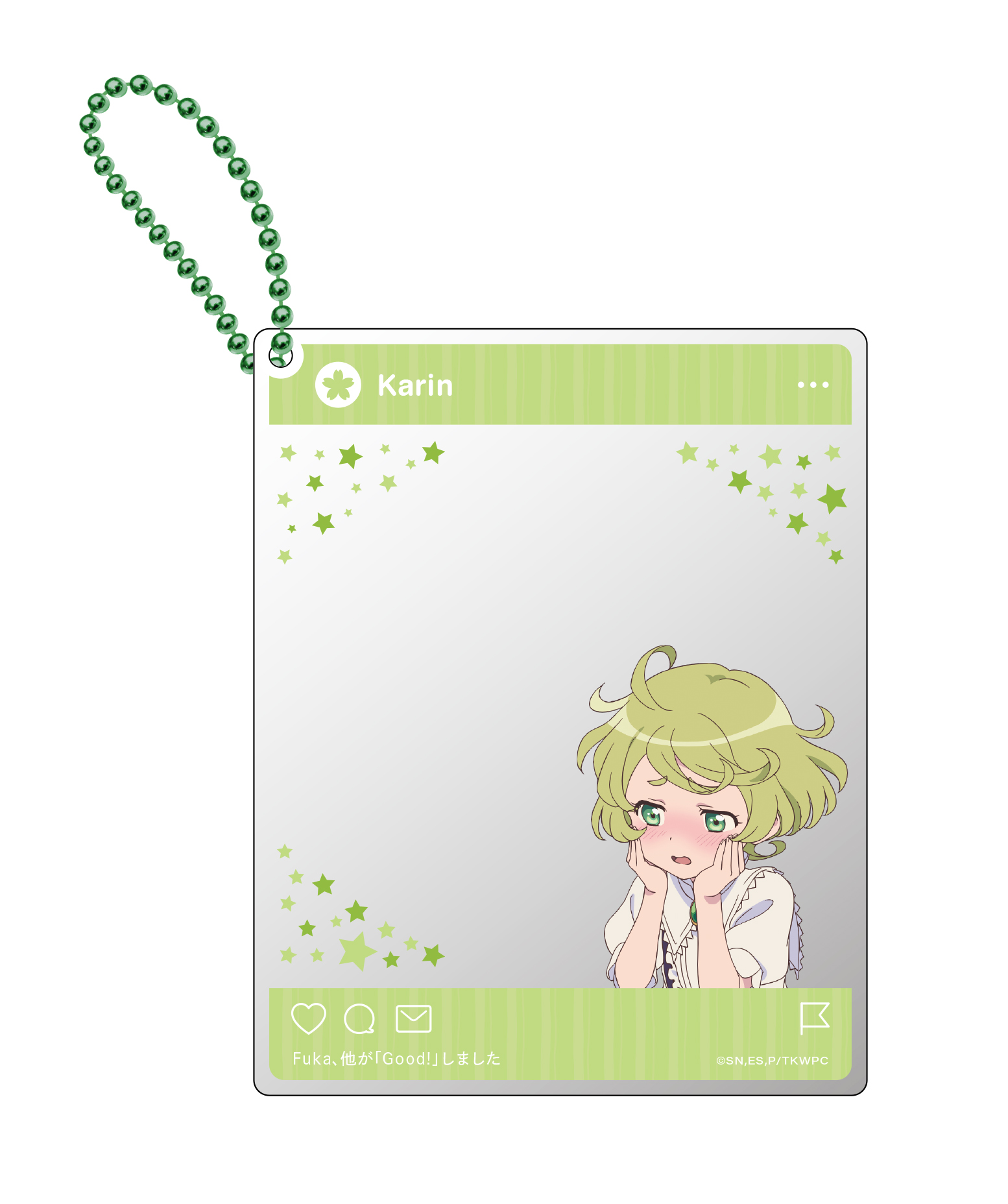 SNS風アクリルカードキーホルダー（リリカ） | きゃにめ