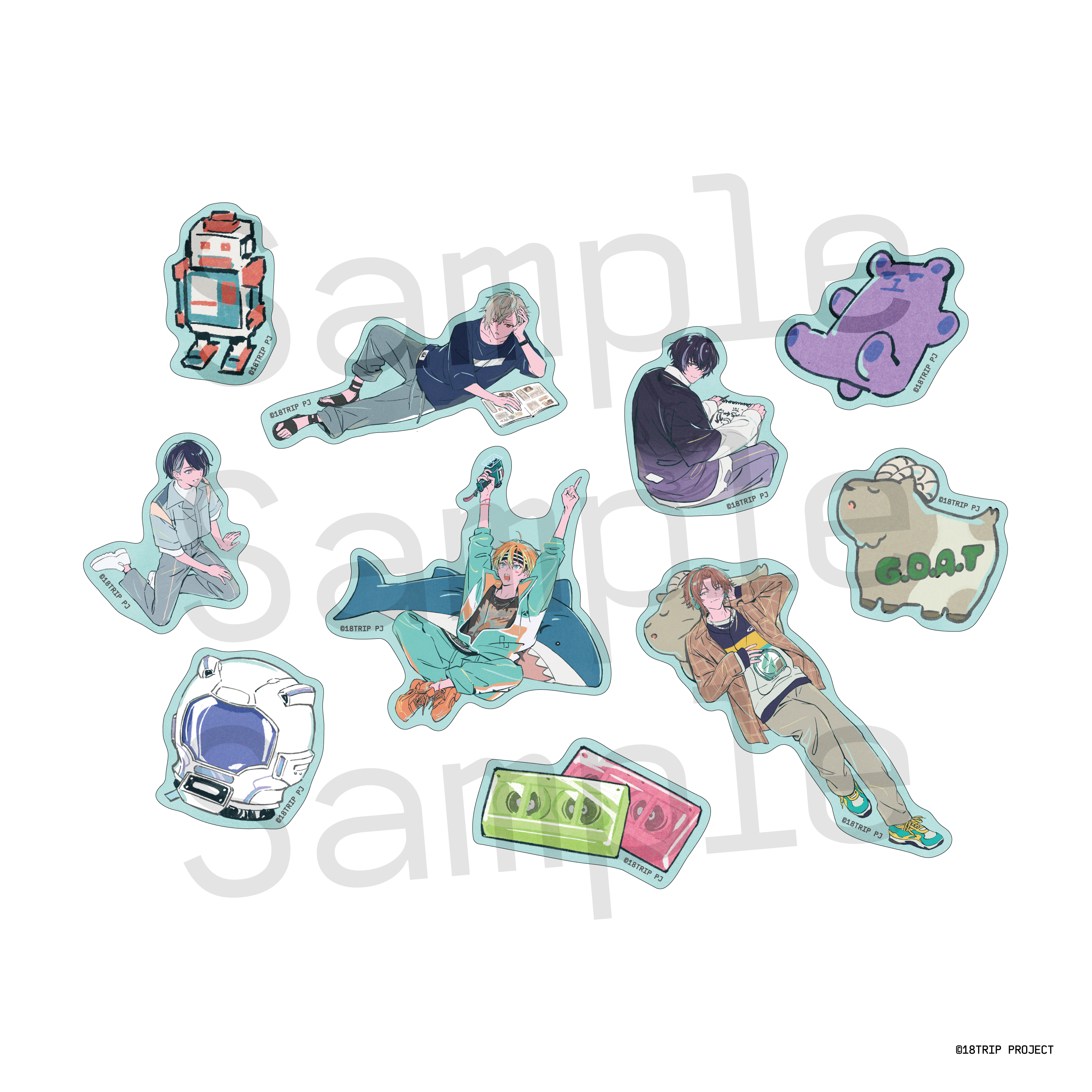 18TRIP Good Luck 缶バッジコンプリートセット(18is) | きゃにめ