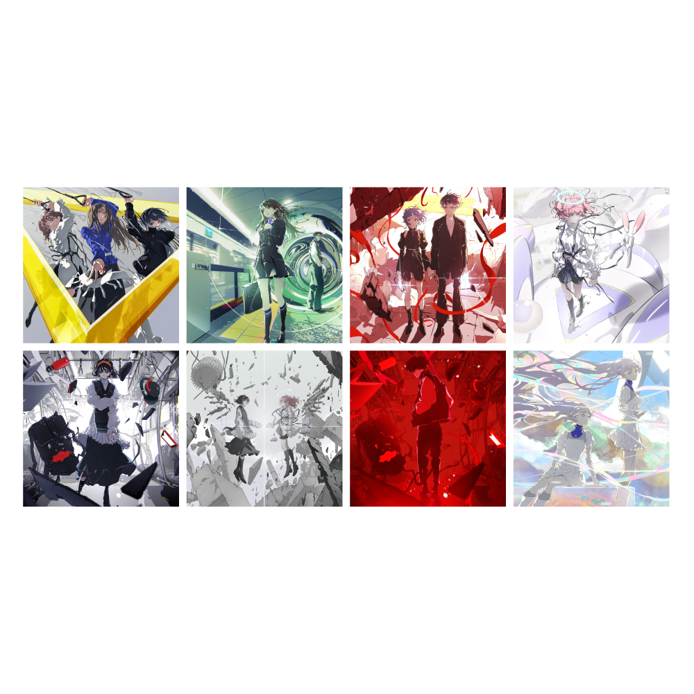 ジャケ写スクエア缶バッジ（全8種） | きゃにめ