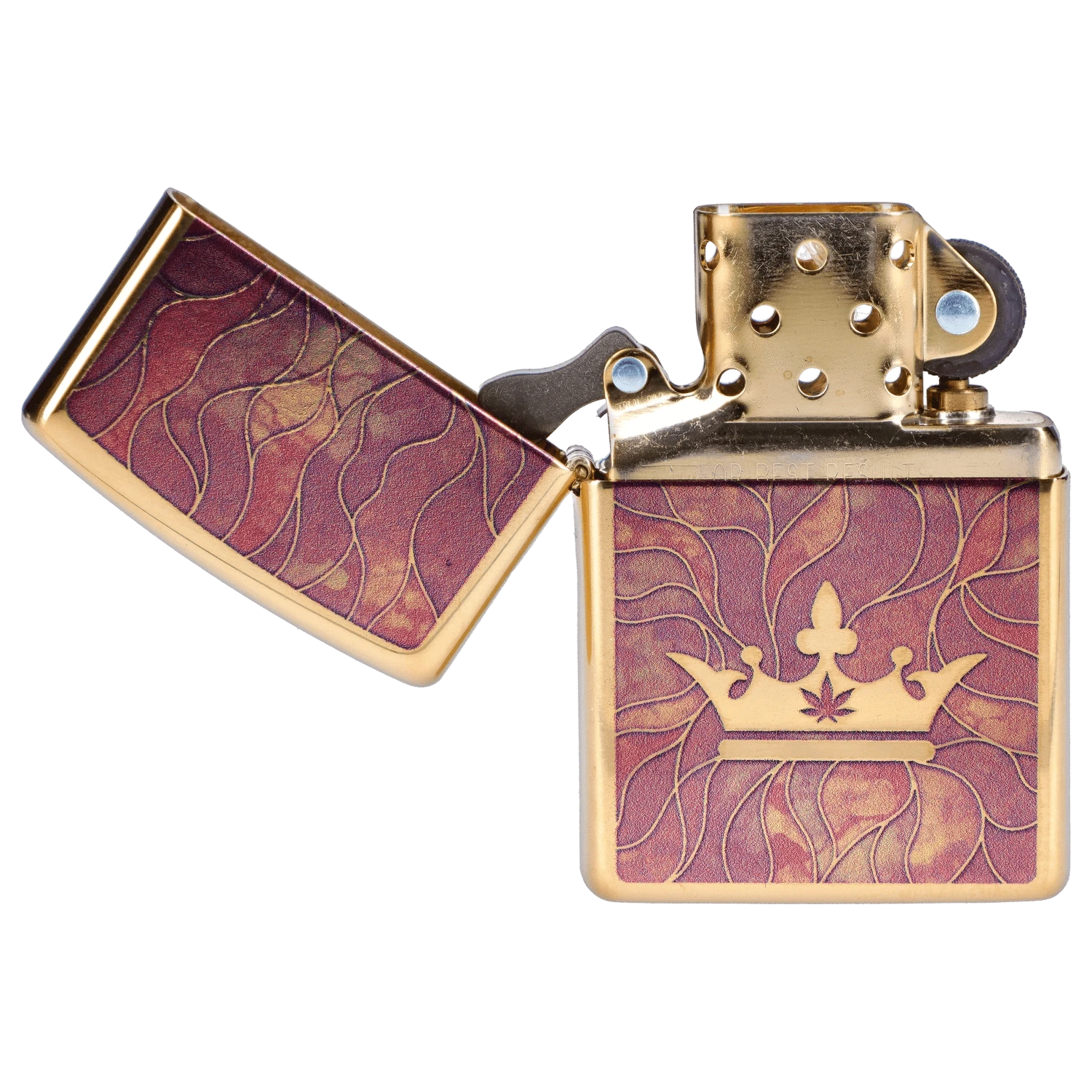 Queen of Bud Rose Quartz Mosaic Zippo Lighter USA: Lowest Price