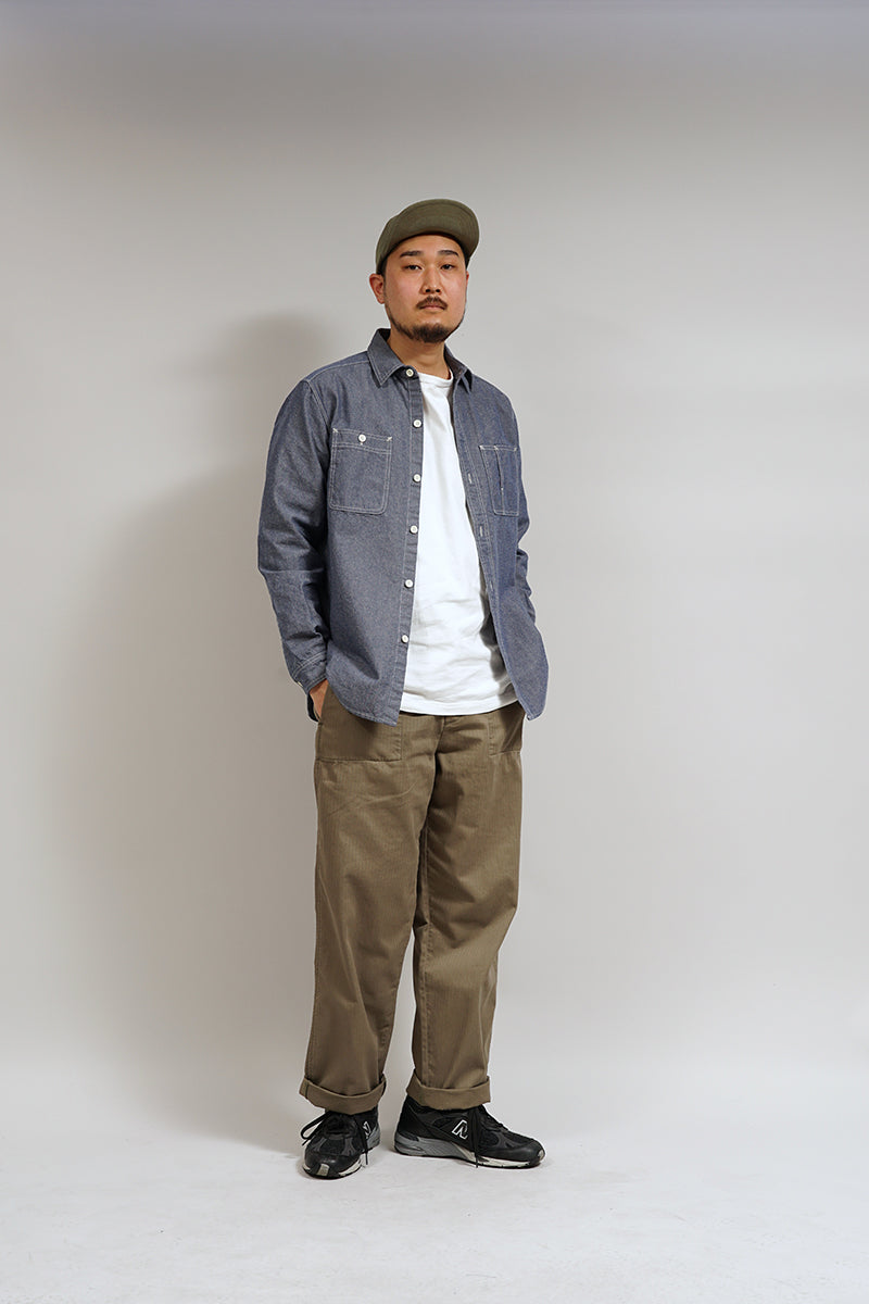 ナイジェル・ケーボン】UNISEX / シャンブレーシャツ / SH01 CHAMBRAY