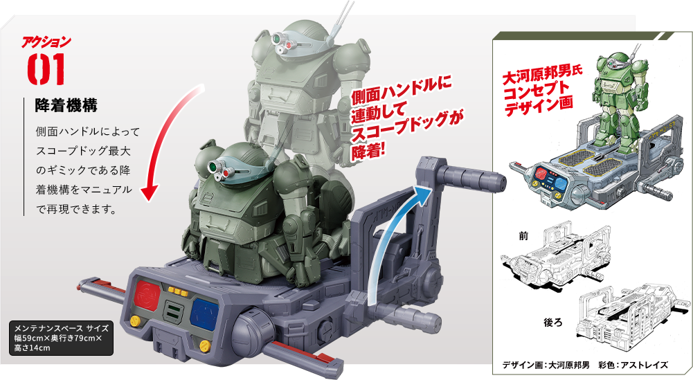 装甲騎兵ボトムズ スコープドッグをつくる：ホーム | アシェット