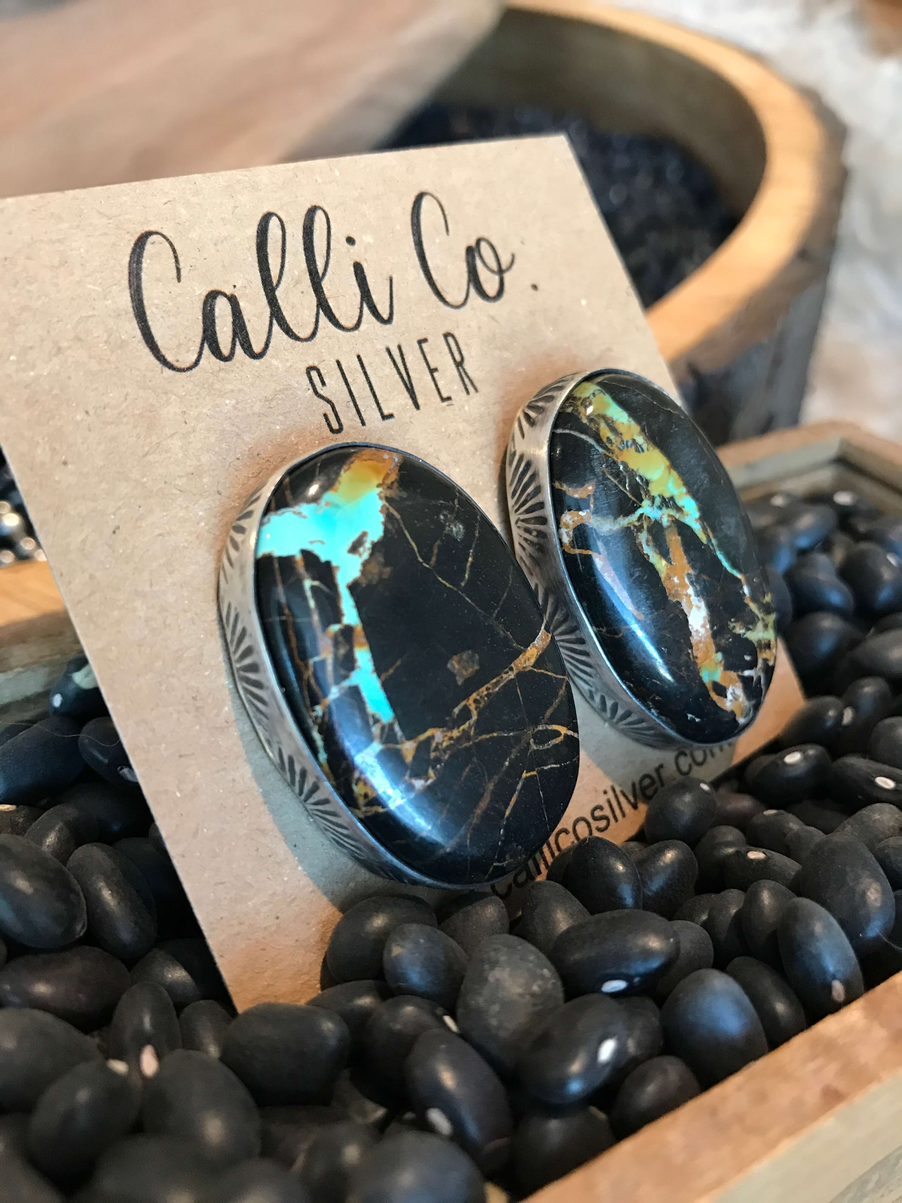 The Missoula Black Jack Lariat Necklace Set – Calli Co. Silver