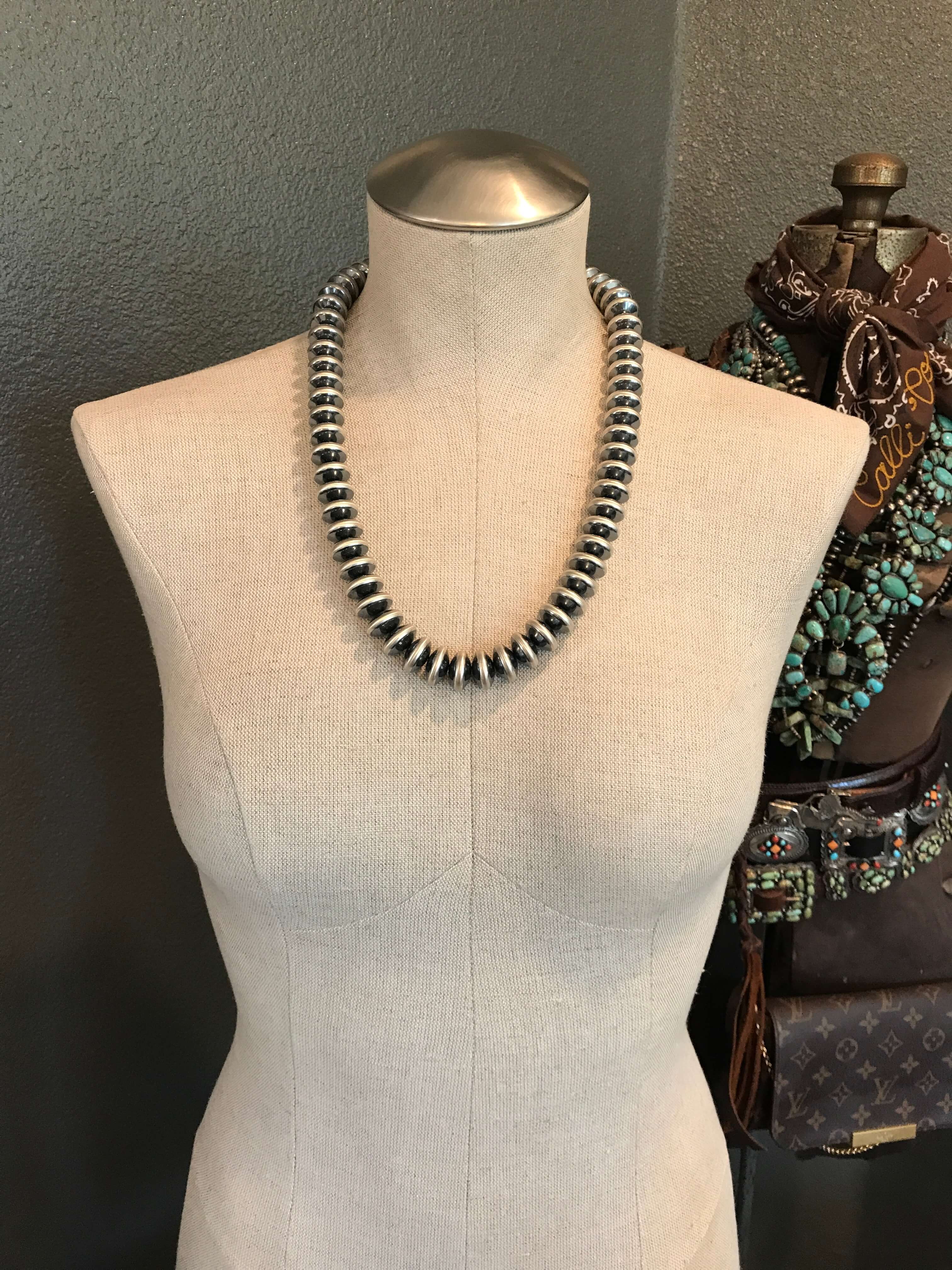 The Texas 16mm Saucer Pearl Necklace – Calli Co. Silver