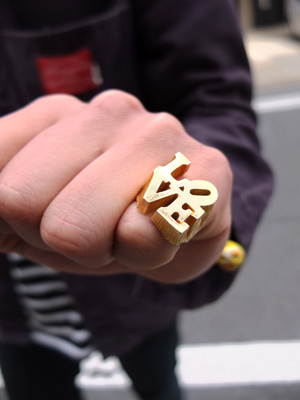 ロバート・インディアナ（Robert INDIANA） ” 名作リング 入荷！