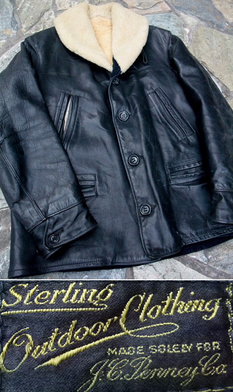 1920〜30's “ J.C Penney ” ホースハイド カーコート - CAPRi SHOP