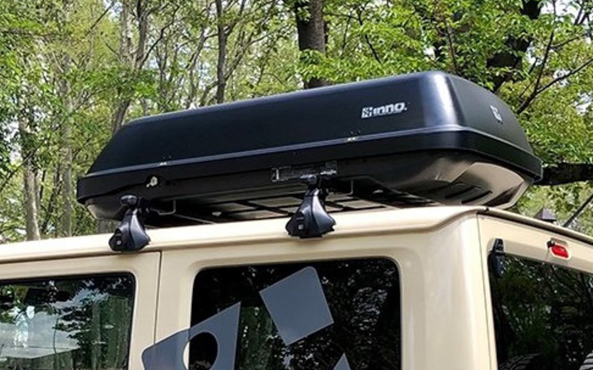 カーメイト、ジムニーや軽ハイトワゴン用ルーフボックス「INNO ルーフ