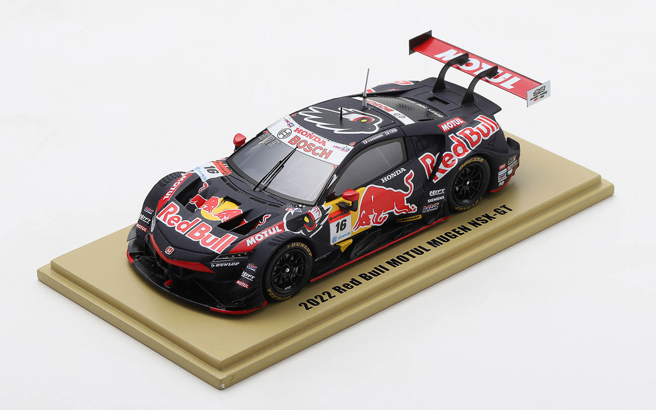 無限、2022年シーズンのTEAM Red Bull MUGENの1/43スケールミニカーを