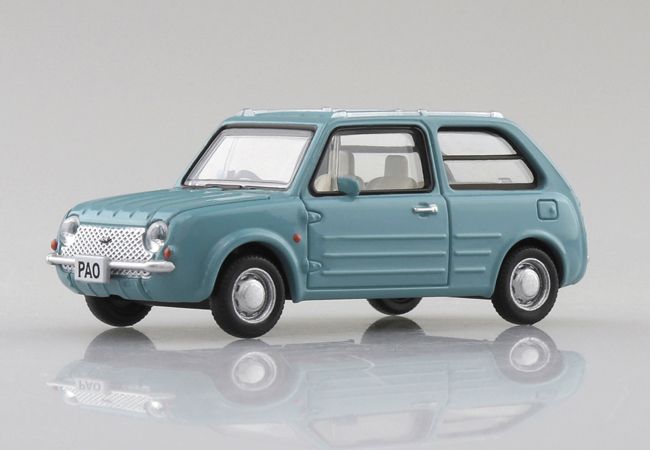 1989年に登場した日産パオがカプセルトイで復活！AOSHIMA 1/64 Nissan