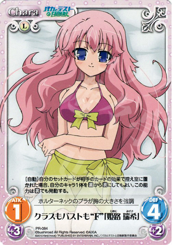 PR クラスもバストも“F”「姫路 瑞希」 販売 | バカとテストと召喚獣