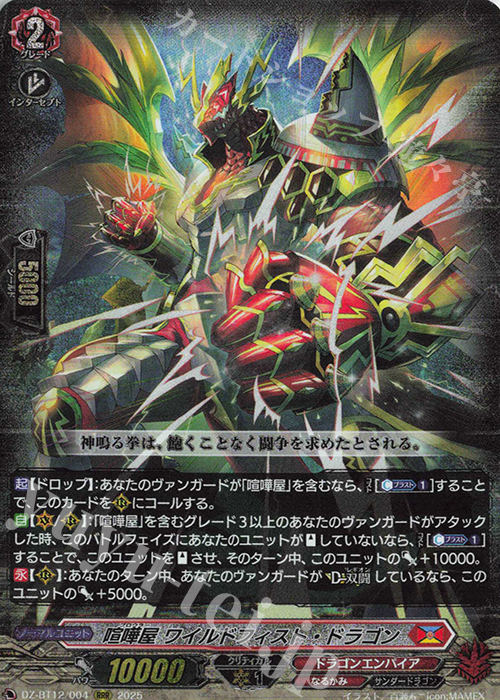 RRR 喧嘩屋 ワイルドフィスト・ドラゴン 販売 | [DZBT12] 冥淵葬空