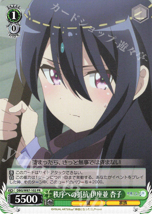 PR 秩序への抵抗 伊座並 杏子 買取 | 神様になった日 | ヴァイス