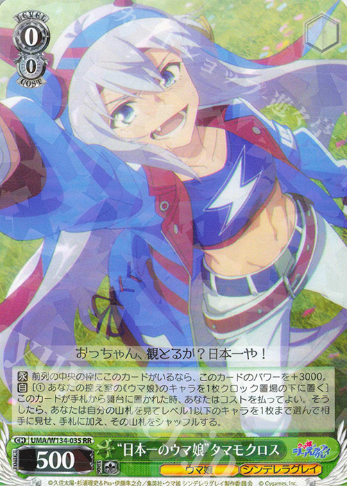 ヴァイス ウマ娘 シンデレラグレイ タマモクロス SP サイン SP “日本一