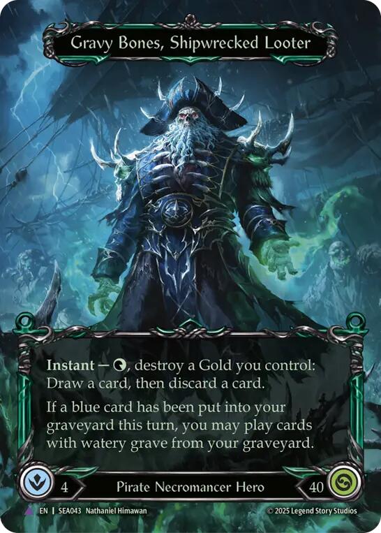 Gravy Bones, Shipwrecked Looter (Marvel) [SEA043] (High Seas) Cold