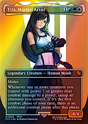 Foilボーダーレス 格闘家、ティファ/Tifa, Martial Artist Foil