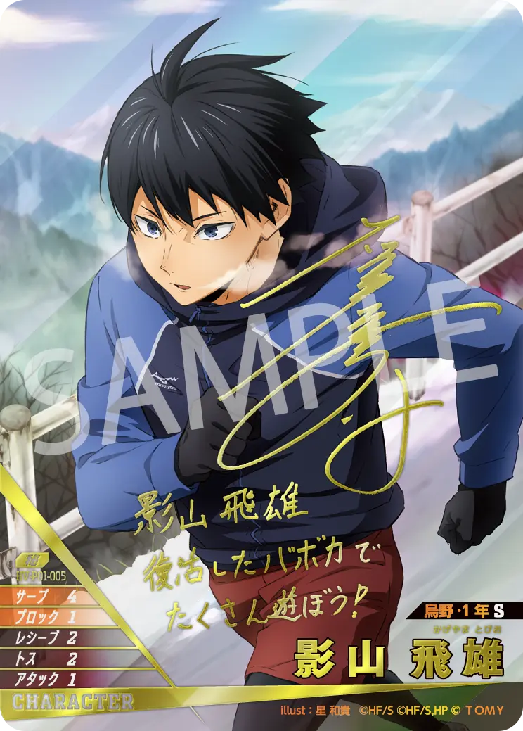 影山飛雄【秘】[HV-P01-005]｜ハイキュー!!バボカ!!BREAK