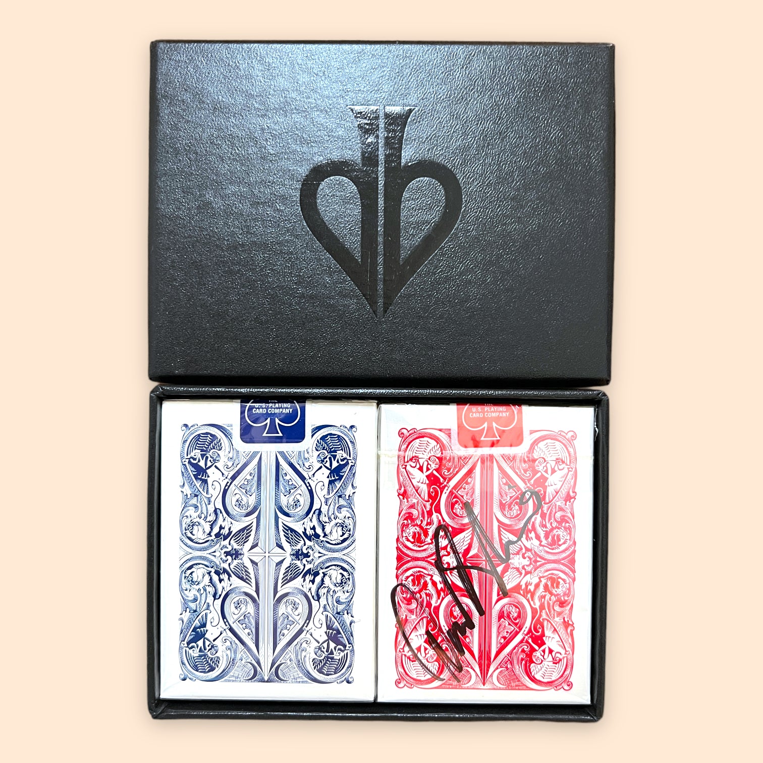 David Blaine Split Spades Lions Signed Playing Cards Box Set – Cardvo