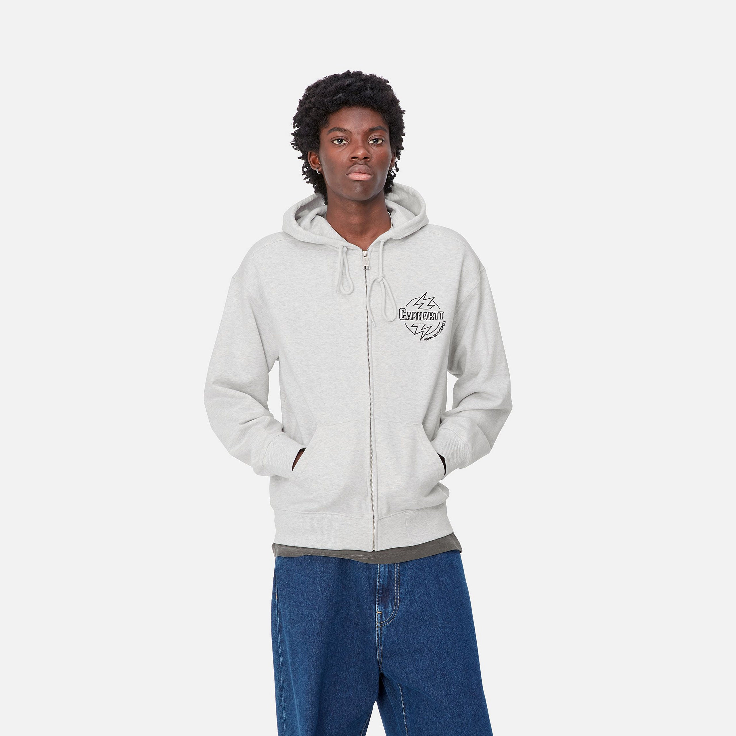 レ*ー様 Carhartt フード付きジャケット ホワイト カーハート Carhartt