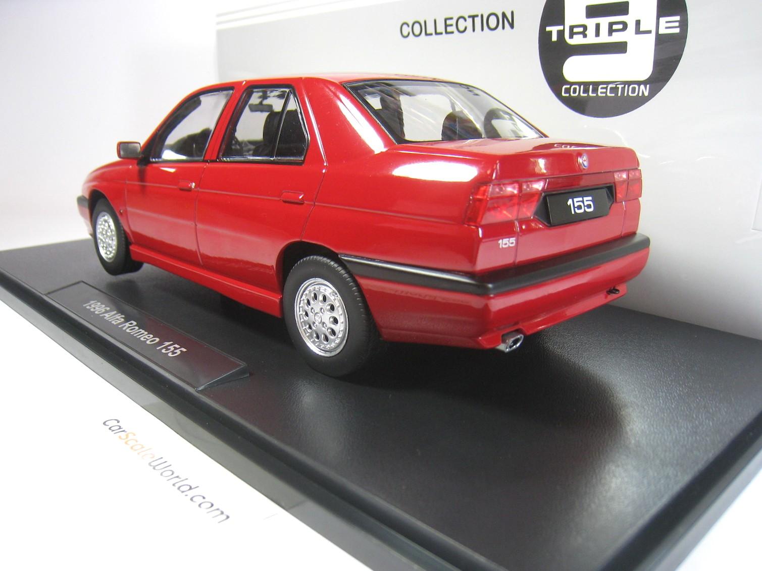 ALFA ROMEO 155 1996 1/18 TRIPLE9 (RED) - Carscaleworld.com