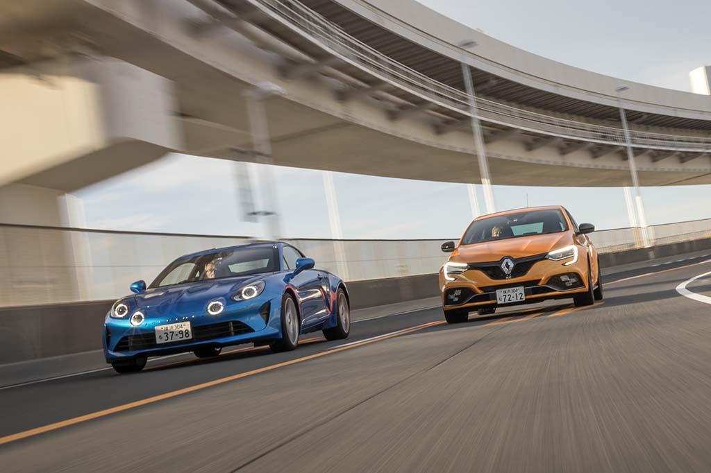 比較試乗】「アルピーヌA110 vs ルノー・メガーヌ ルノー・スポール