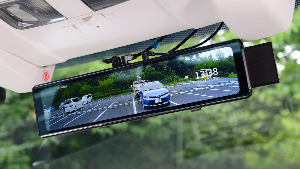 ケンウッド】デジタルルームミラー×2カメラ型ドライブレコーダーの新