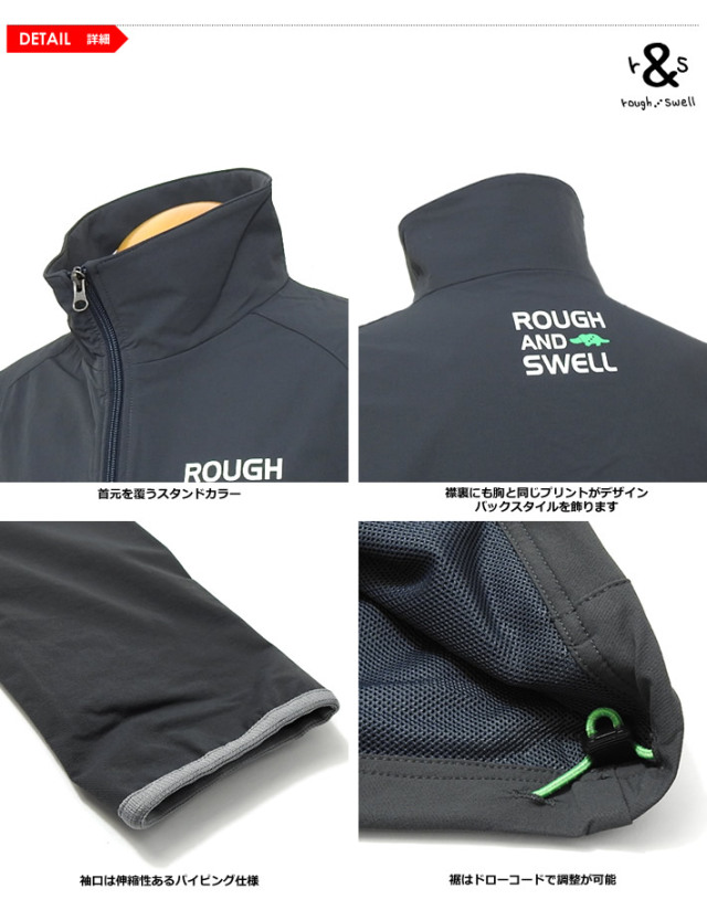 カジュアルゴルフドットコムby PALM SPRINGSにrough&swell［ラフアンド