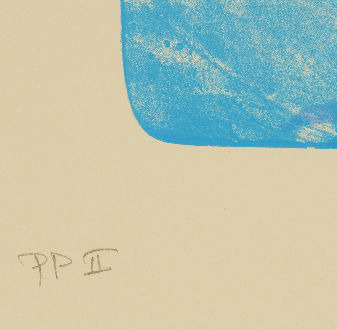 Lot 404: Helen Frankenthaler Signed Lithograph, Reflections IV