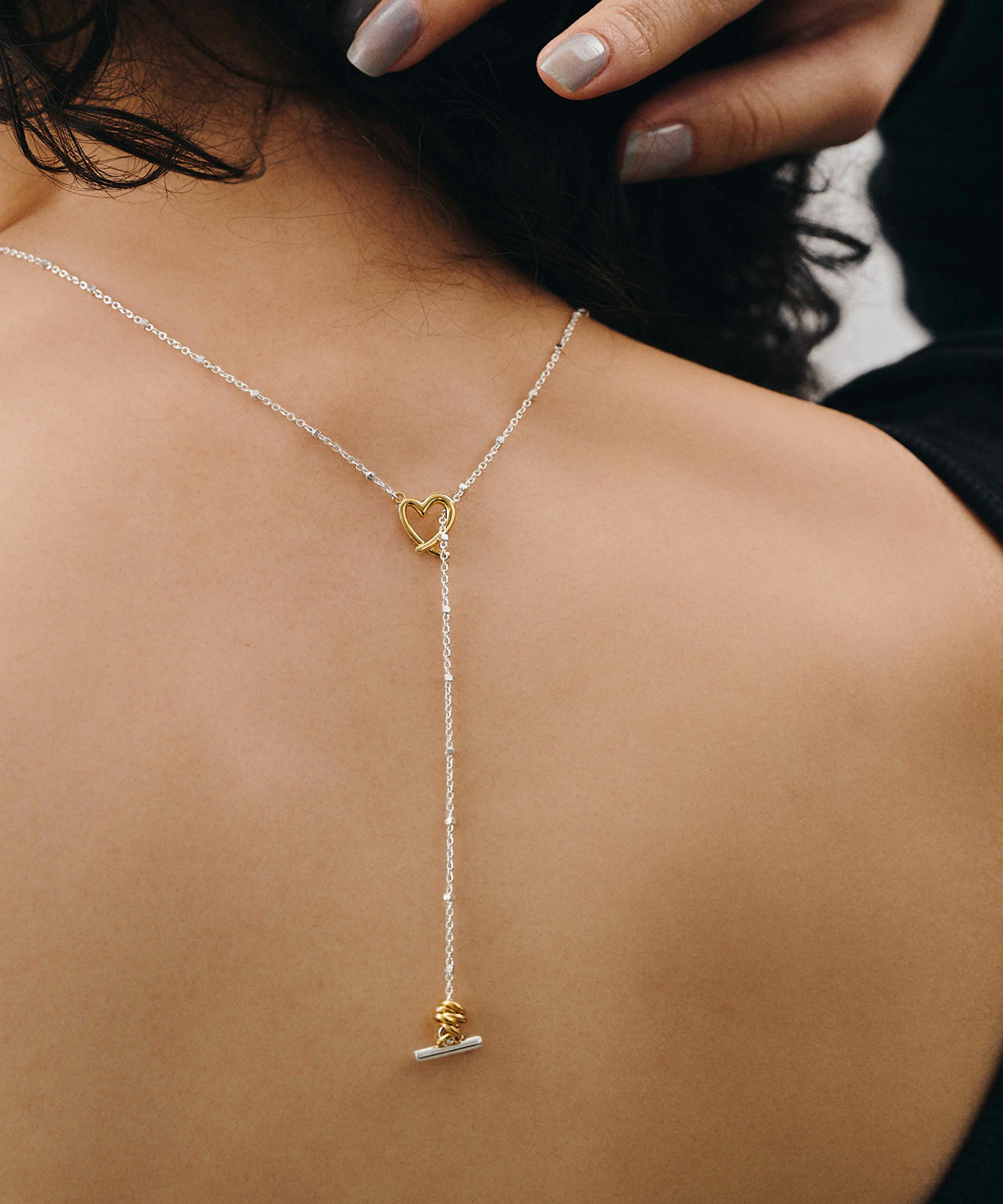 LAPUIS] Line coil heart necklace A | CASSELINI ONLINE SHOP