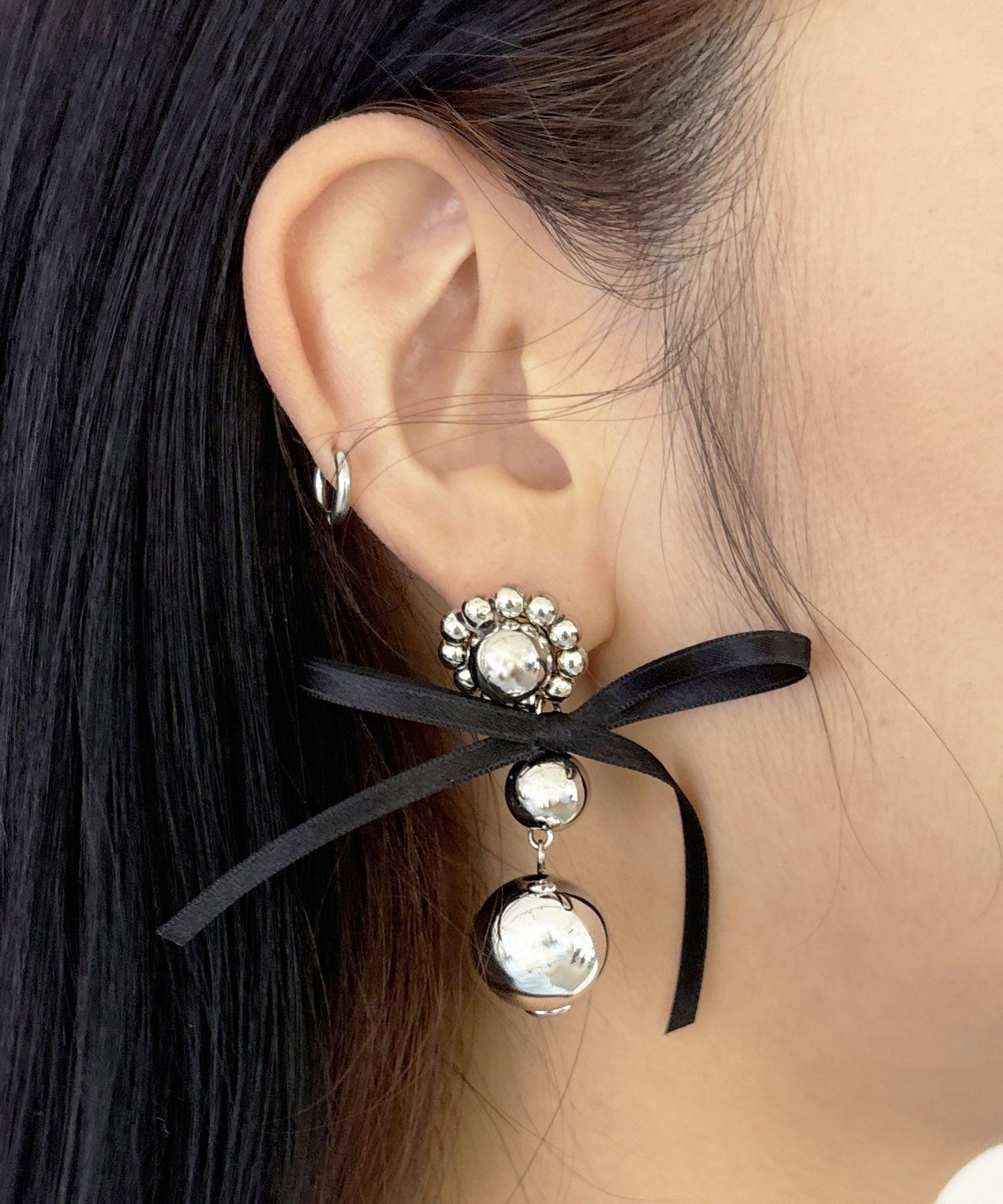 Casselini(キャセリーニ)パールビーズリボンピアス | CASSELINI ONLINE