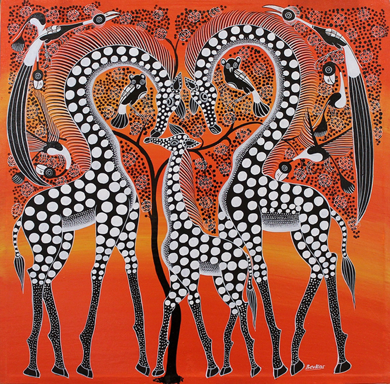 アフリカンアート「ティンガティンガ」の鼓動を感じる