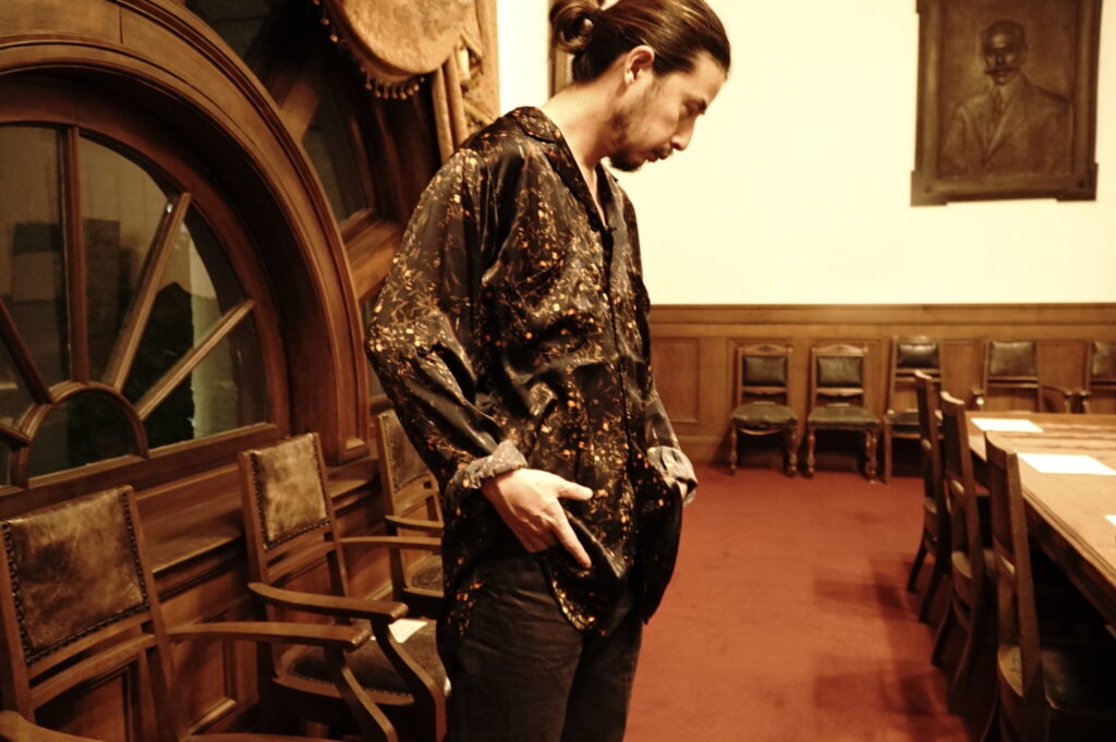 GEOFFREY B.SMALL “EVOLUTION” for CATHEDRAL / Special Silk Shirt