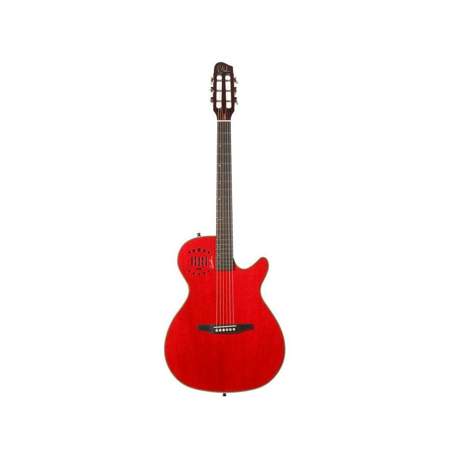 8th Street Music - Godin Multiac Steel Duet Ambiance - Red High-Gloss