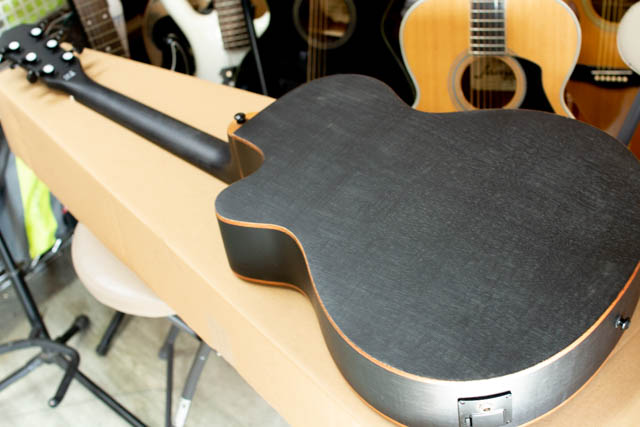 ARIA FET-F2 STBK Fホール エレアコ サテン ブラック 黒 Satin Black