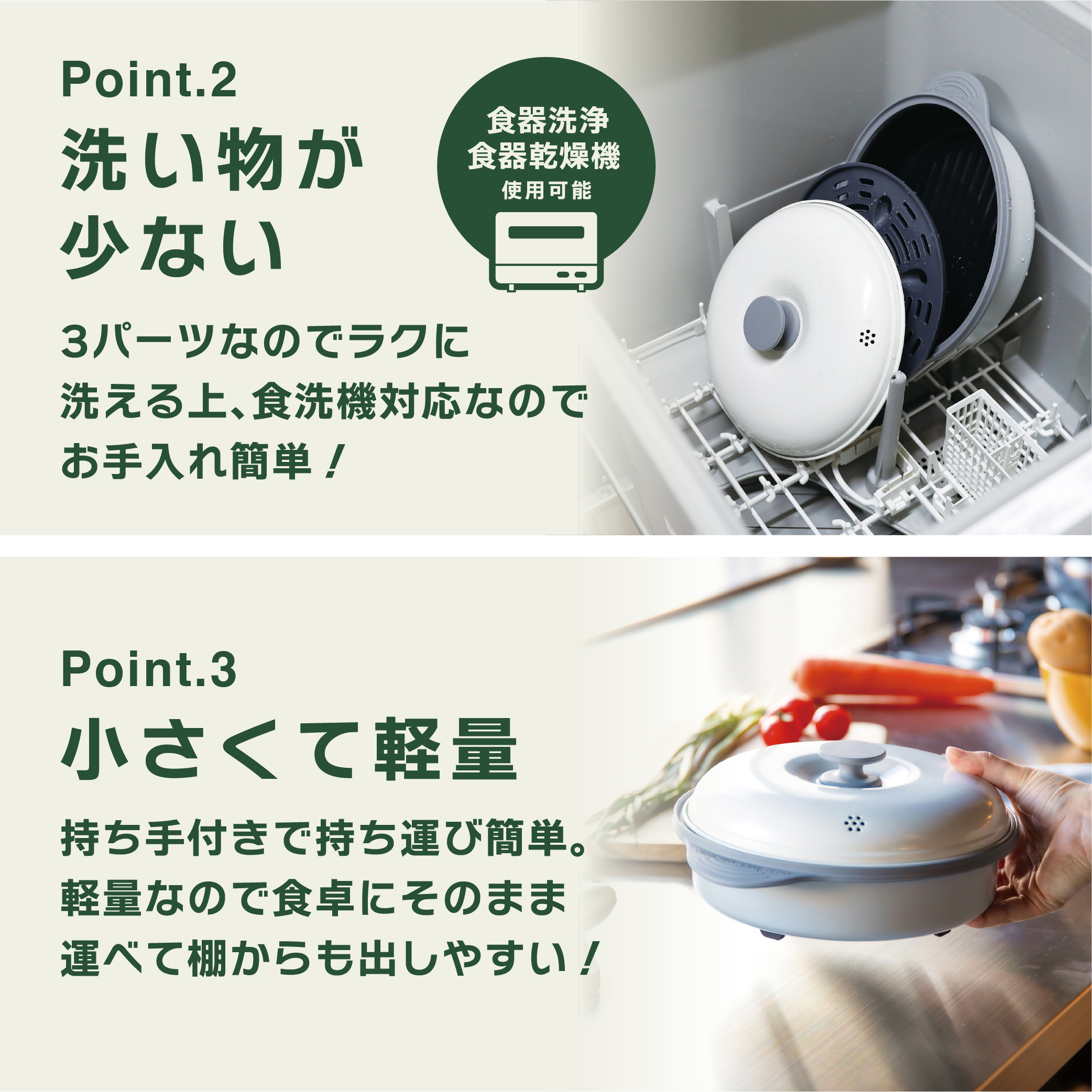 COPAN レンジグリル深型 蒸し皿付き – 株式会社シービージャパン CB