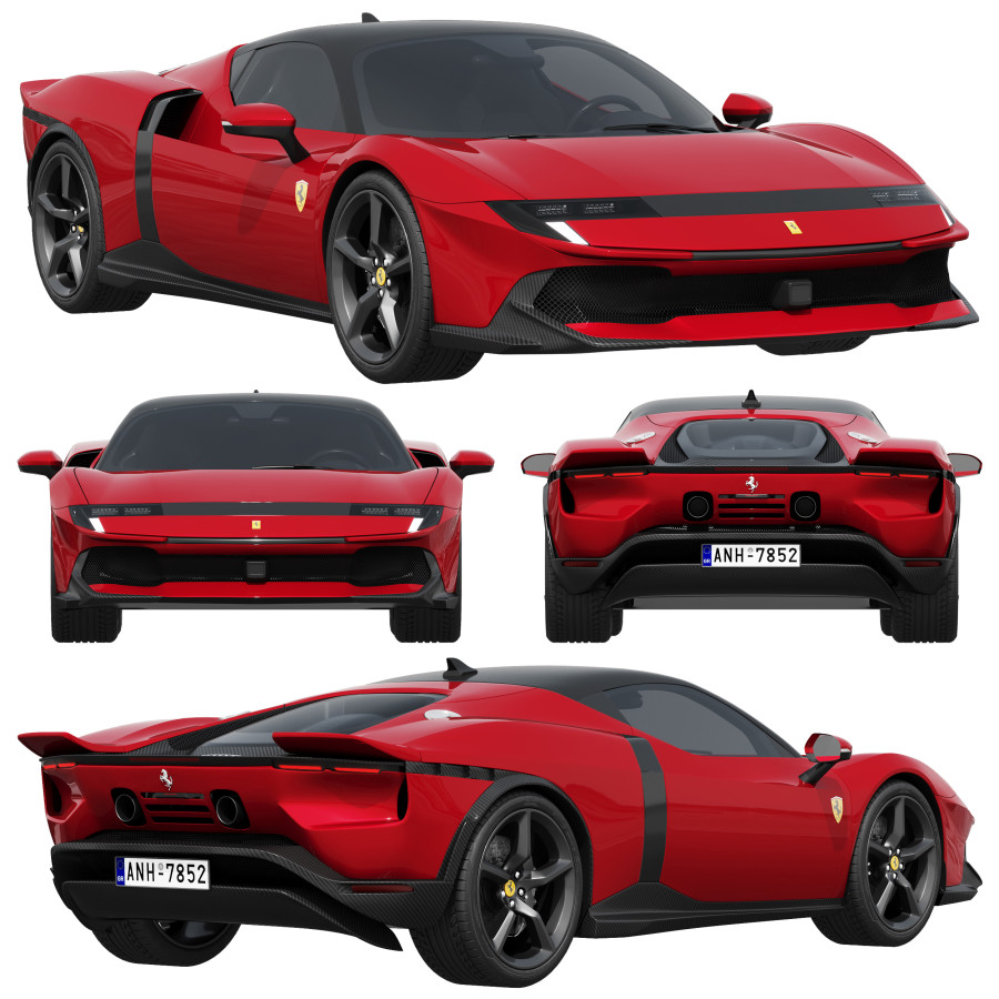 Ferrari 849 Testarossa 2026 - 3D Model for Corona